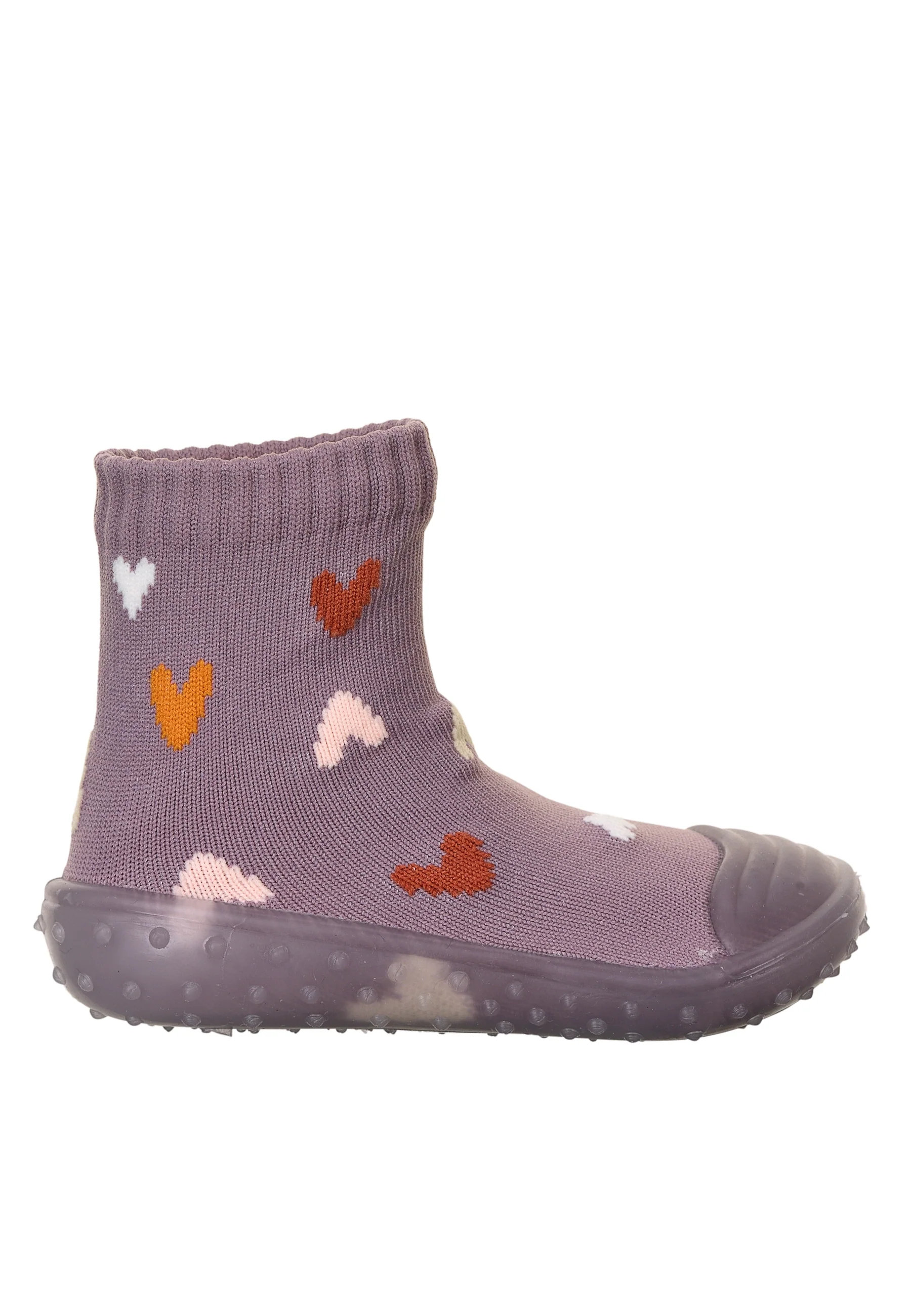 Adventure-Socks mit Motiv Herzen in Lila