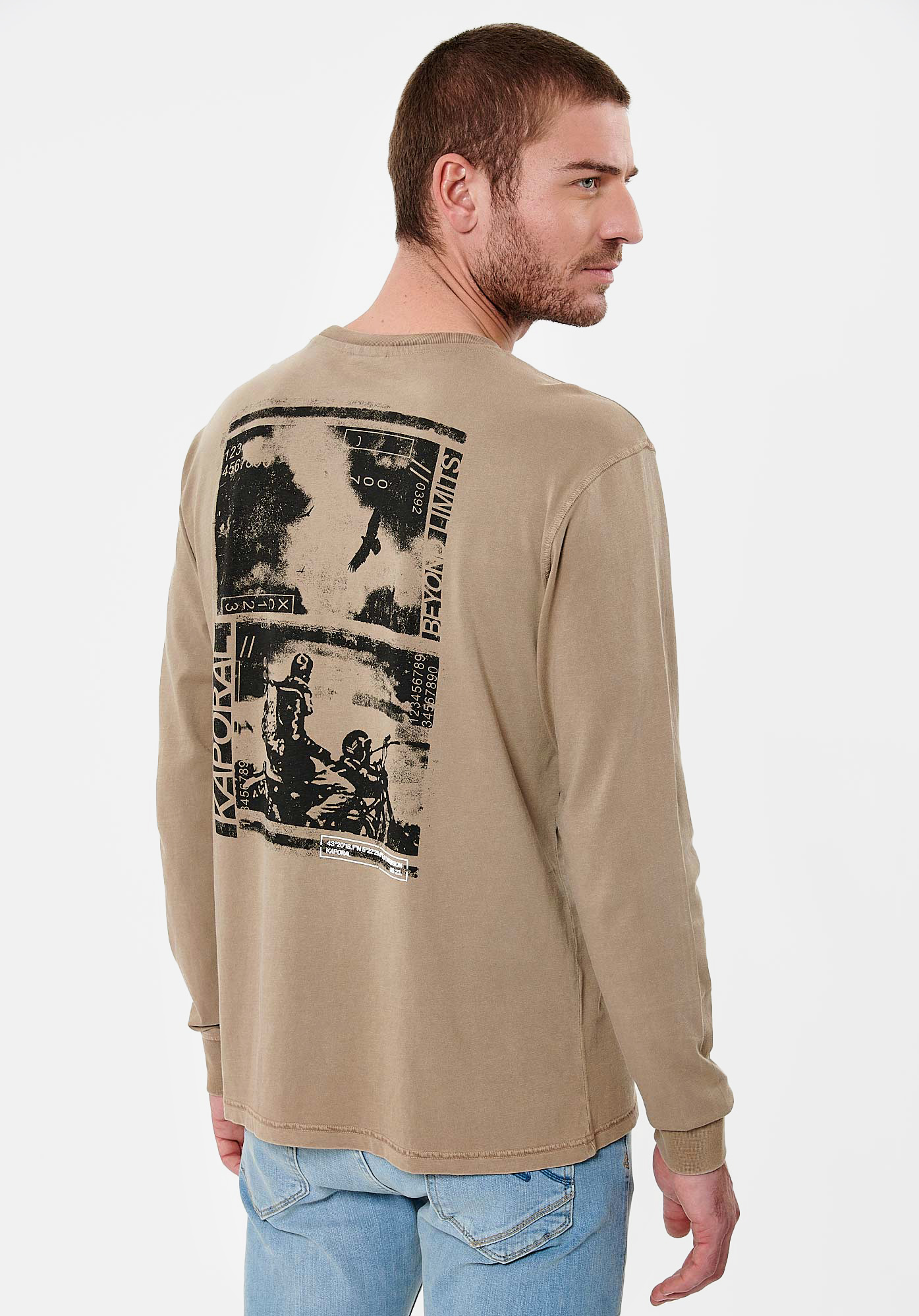 CADUC  T-shirt beige Homme