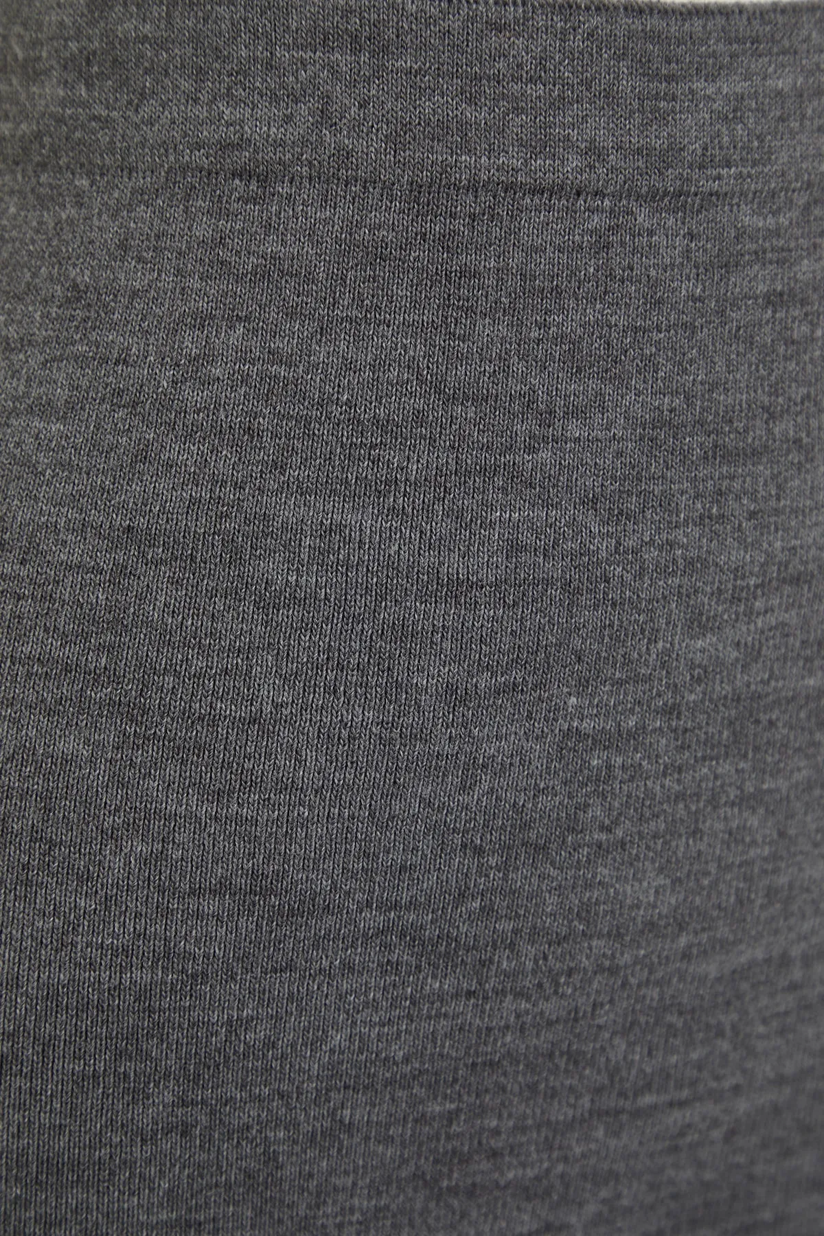 Trendyol Collection  Anthrazitfarbener Midi-Bleistift-Strickrock TWOAW20DU0006
