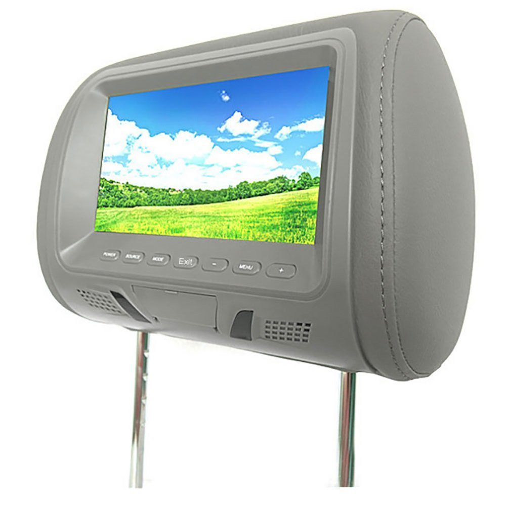 Rutaqian 7Zoll Auto Monitor Rücksitzunterhaltung Multimedia-Spieler Multifunktionsspieler (Riemenantrieb)