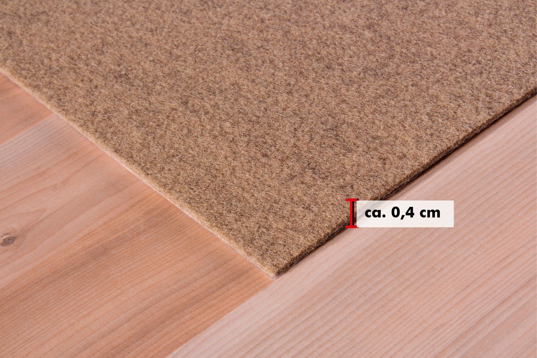 Teppichfliese Skandi, selbstklebend, Andiamo, rechteckig, Höhe: 4 mm, 40x40 cm, 25 Stück (4 qm), 50 Stück (8 qm) oder 100 Stück (16 qm)
