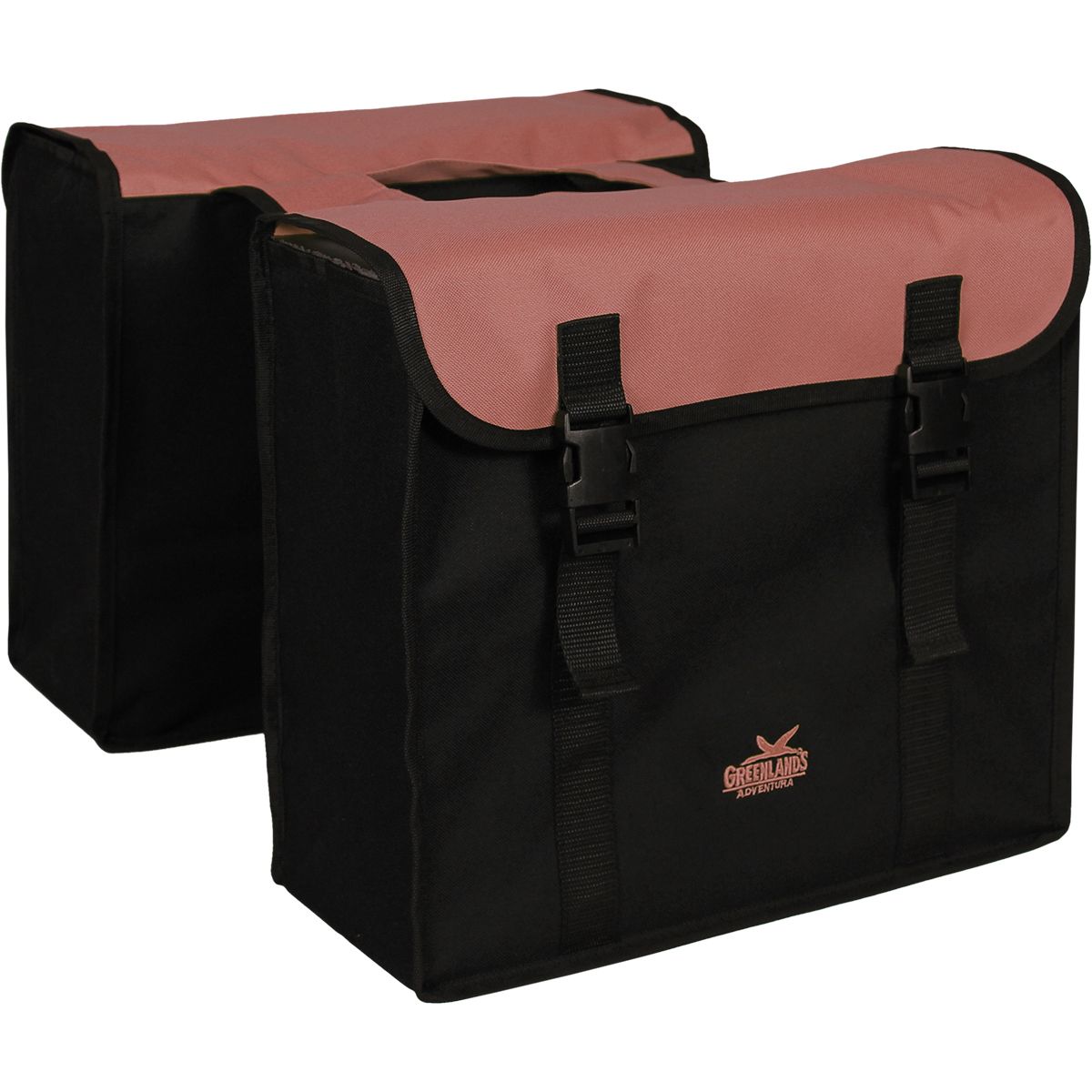Greenlands Colourfull korallenrot doppelte Gepäckträgertasche