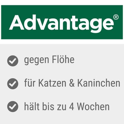 Advantage® für Katzen und Zierkaninchen