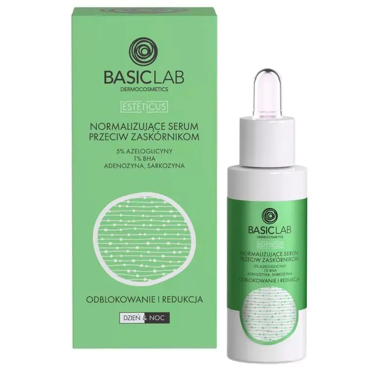BasicLab Esteticus Anti-Burdorme Serum med Azeloglycin 5% og BHA 1% 30ml
