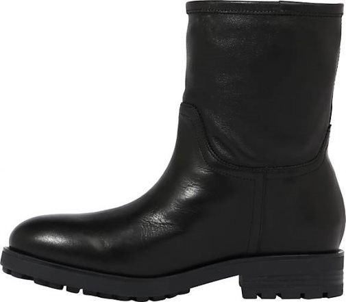 Love Moschino Lederstiefel mit Label-Applikationen