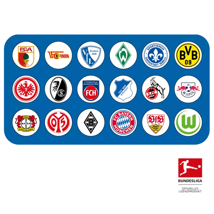 Scout Bundesliga Clublogos 18-tlg.