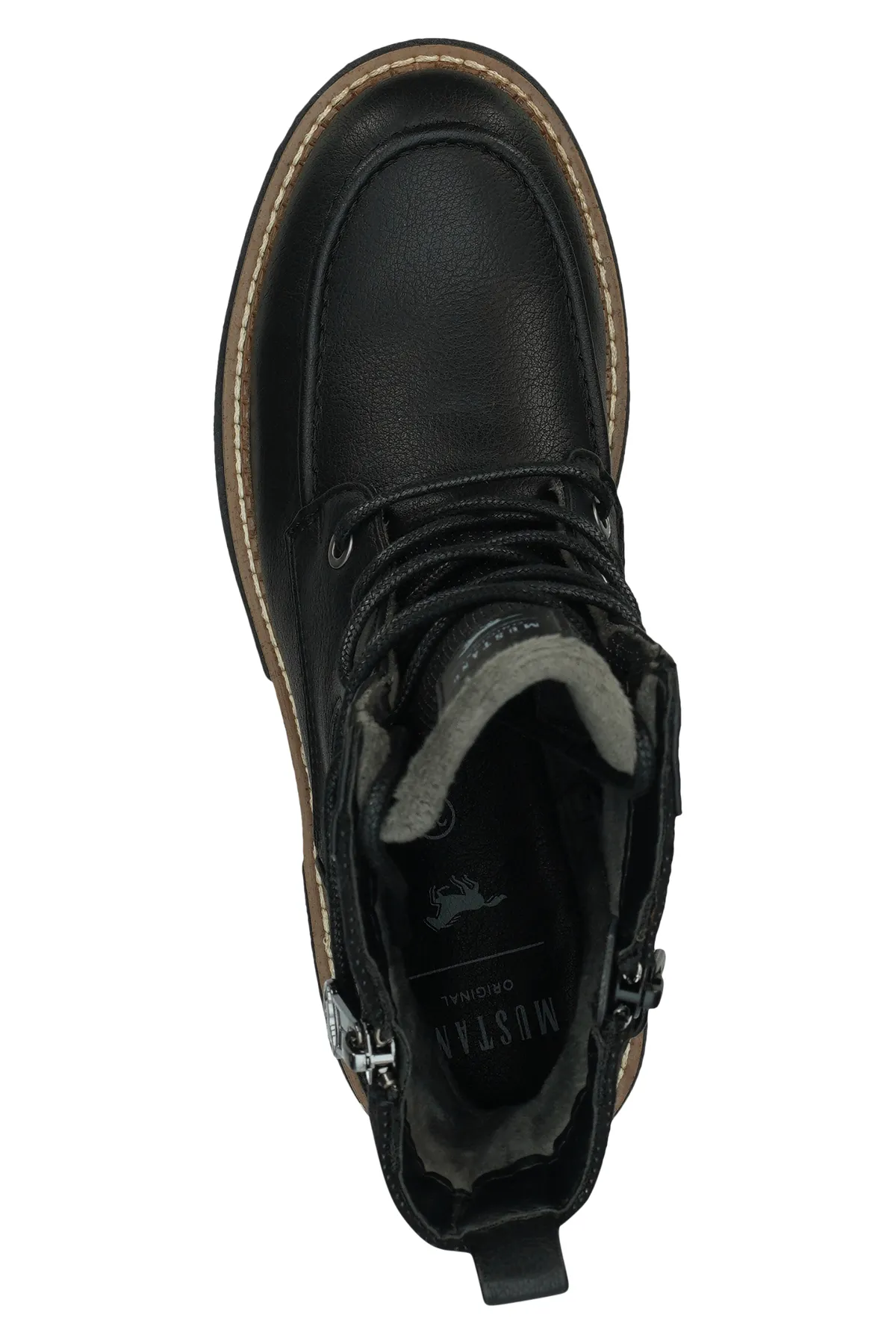 Mustang  Stiefelette - Schwarz - Blockabsatz