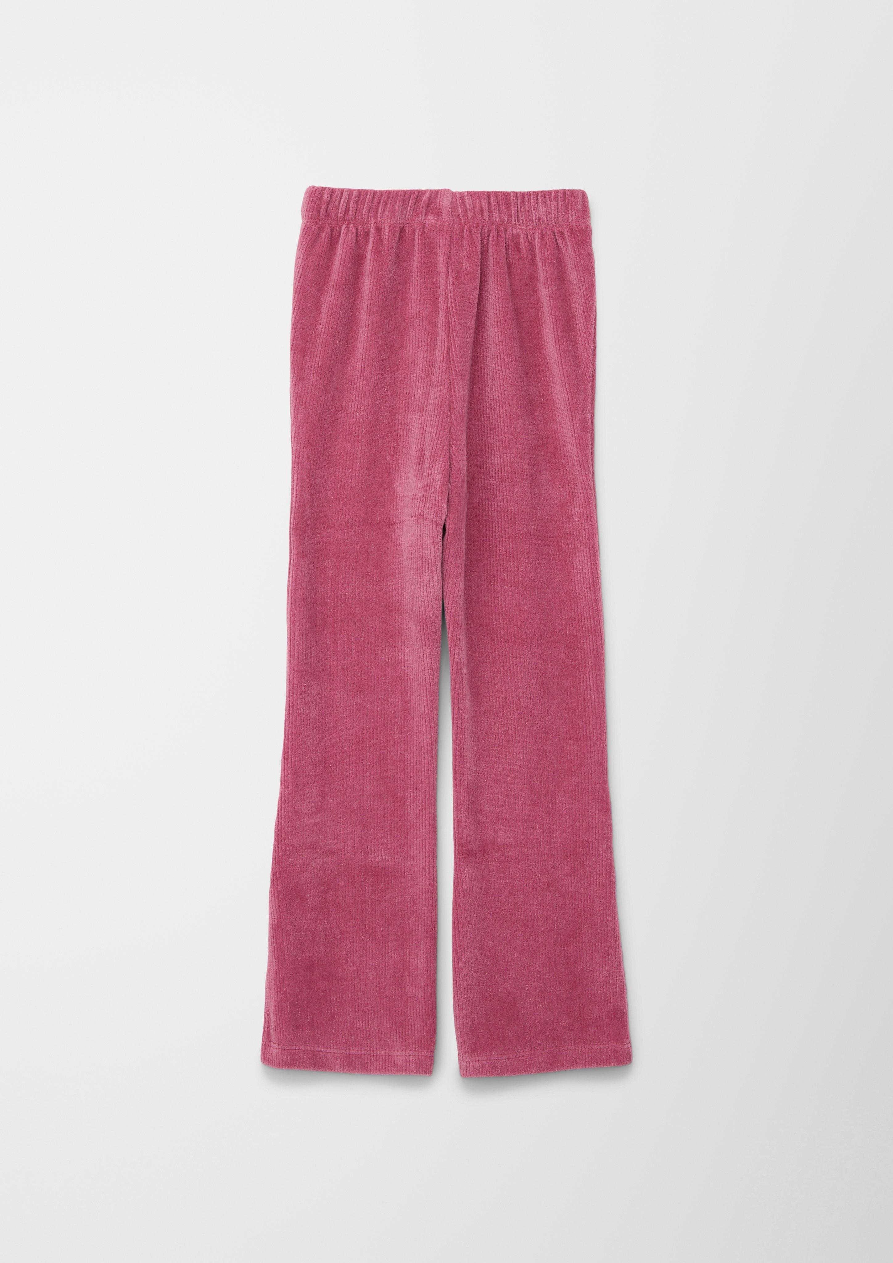 Samtleggings mit Flared Leg   2133920-4592