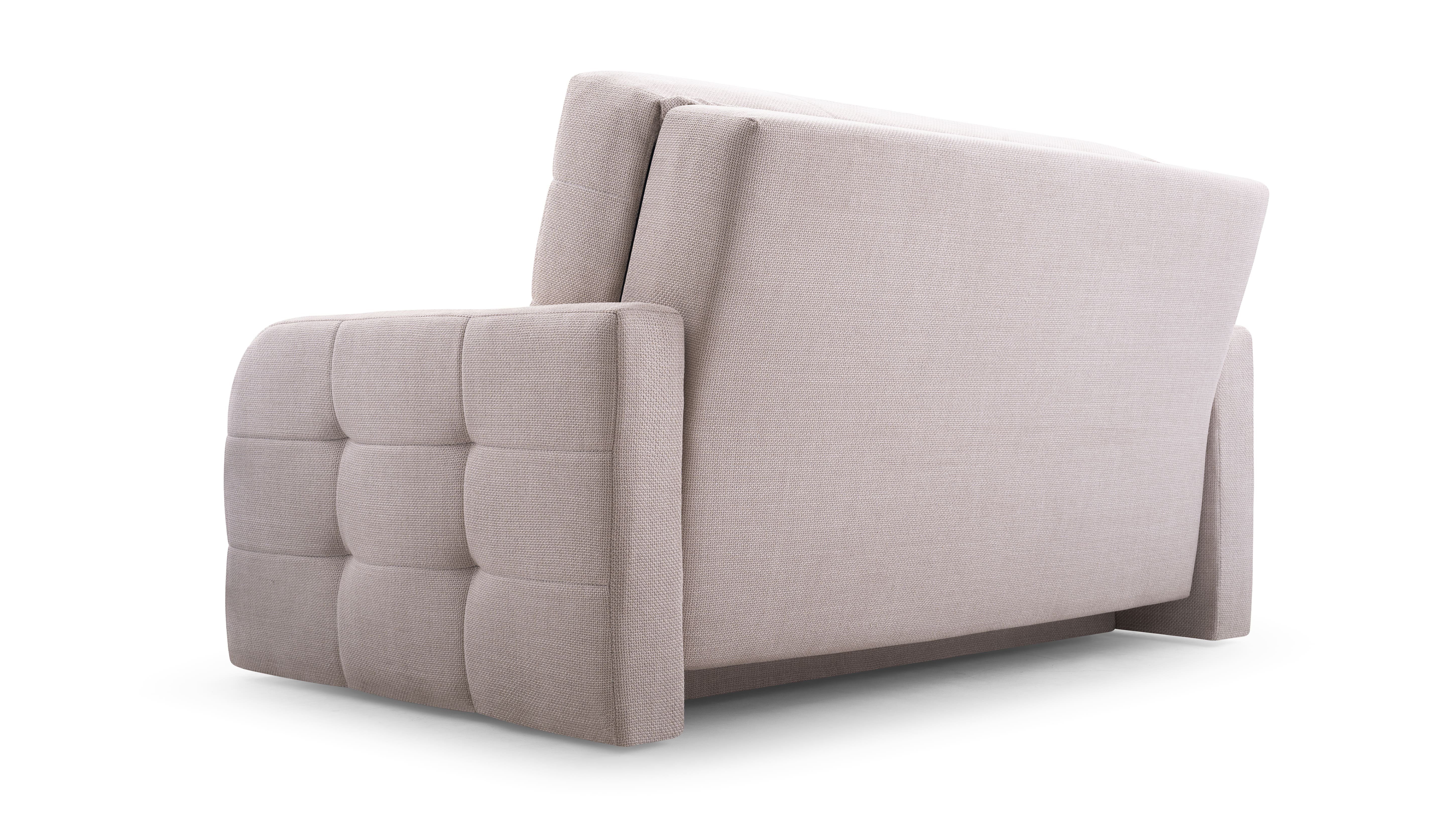 MOEBLO Kindersofa Porto 120, Schlafsessel Sofa Sessel, mit Schlaffunktion, mit Bettkasten