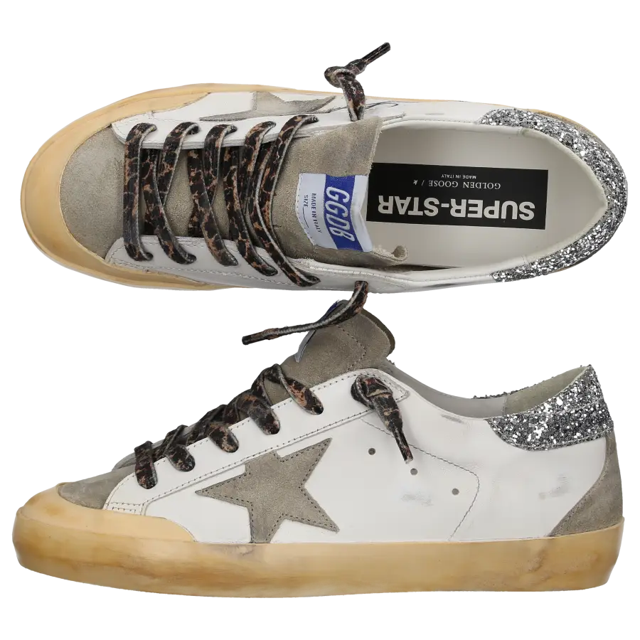 Golden Goose - Sneaker low SUPER-STAR Veloursleder - grau
