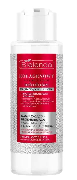 Bielenda Collagen Youth Stimulator ενυδατικό και αναζωογονητικό μικκυλιακό νερό