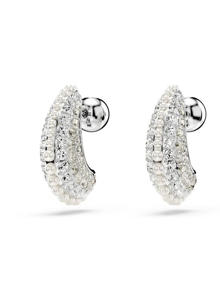 Swarovski Sublima stud earrings with crystal