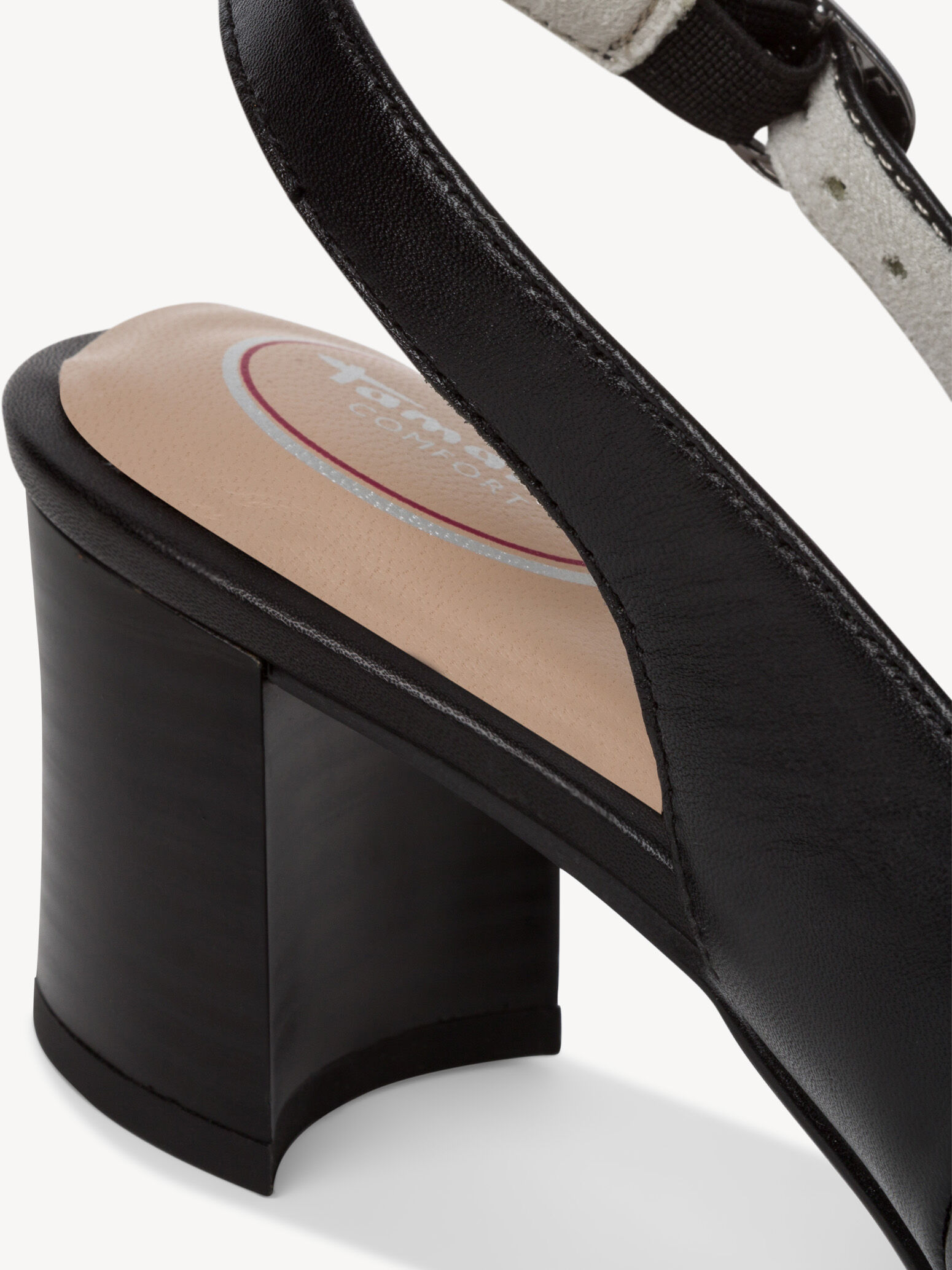 Escarpin en cuir - noir