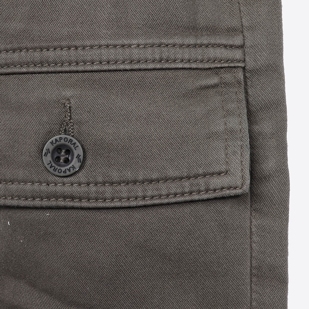 COBY   Jean kaki relaxed cropped