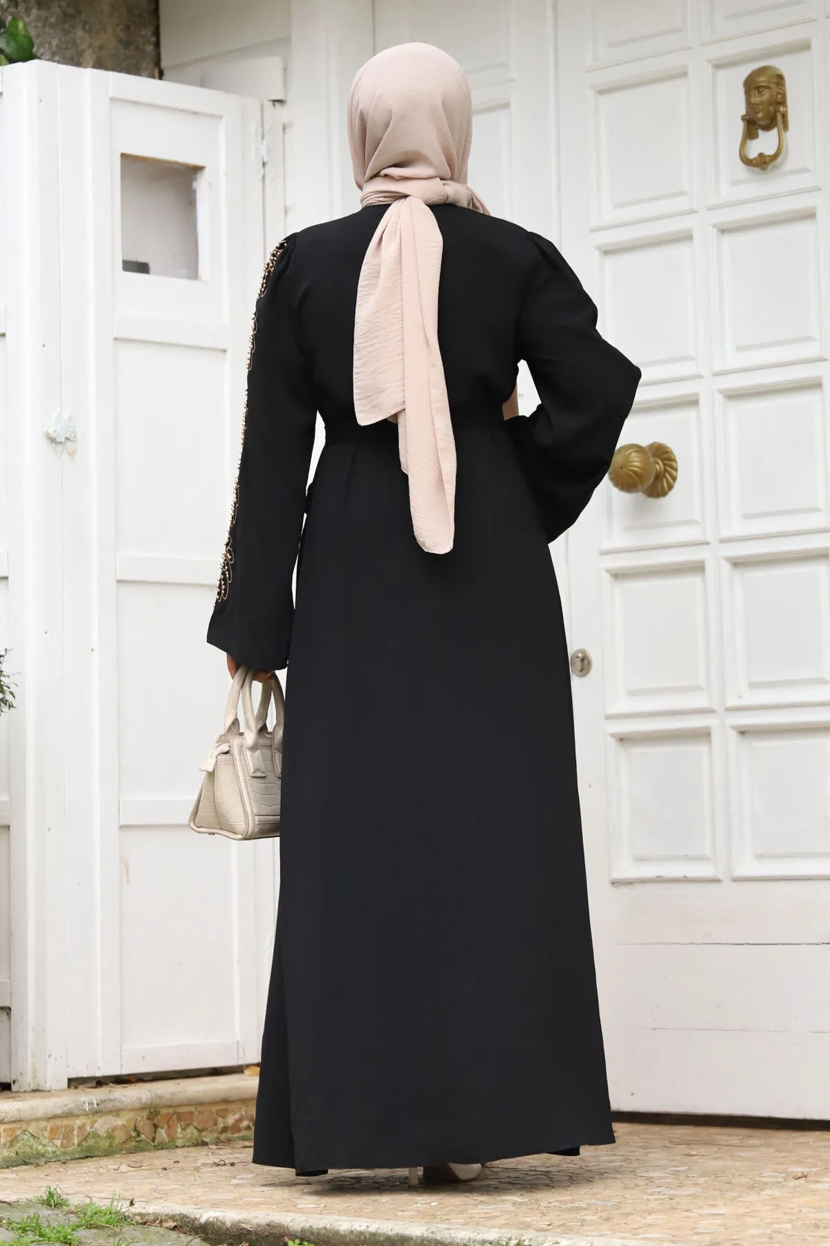 Tesettür Dünyası  Cap & Abaya - Schwarz - Basic