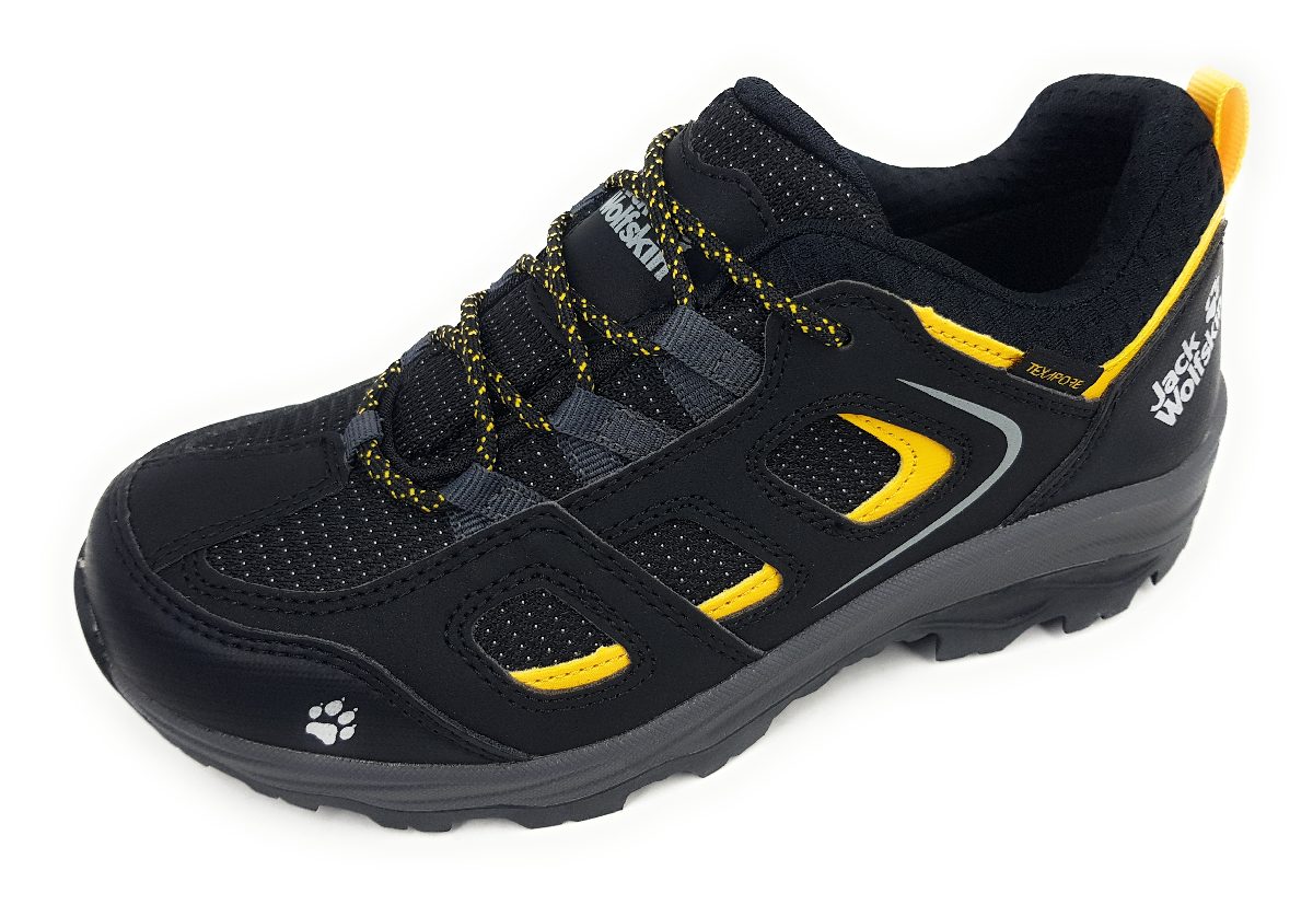Jack Wolfskin Vojo Tex. Low K 4042191/6361 Schwarz 6361 black/yellow