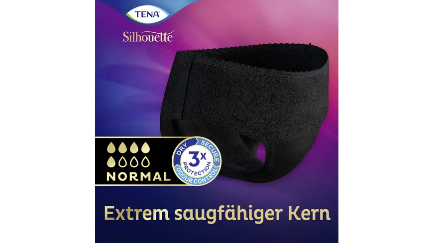 TENA Silhouette Hüfthohe Inkontinezn Unterwäsche L