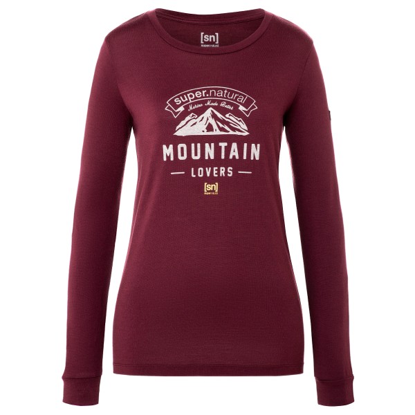 super.natural - Women's Mountain Love L/S - Merinounterwäsche