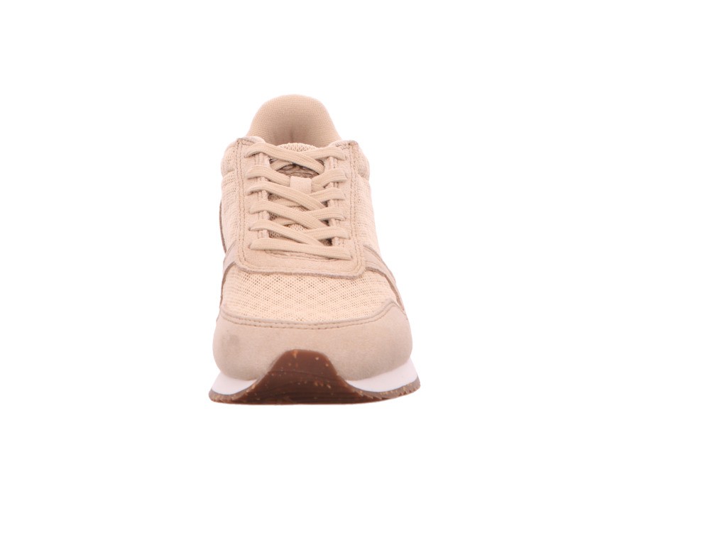 WODEN Freizeit Schnürer beige YDUN SUEDE MESH