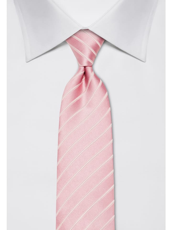 Vincenzo Boretti Krawatte in rosa günstig kaufen onesize