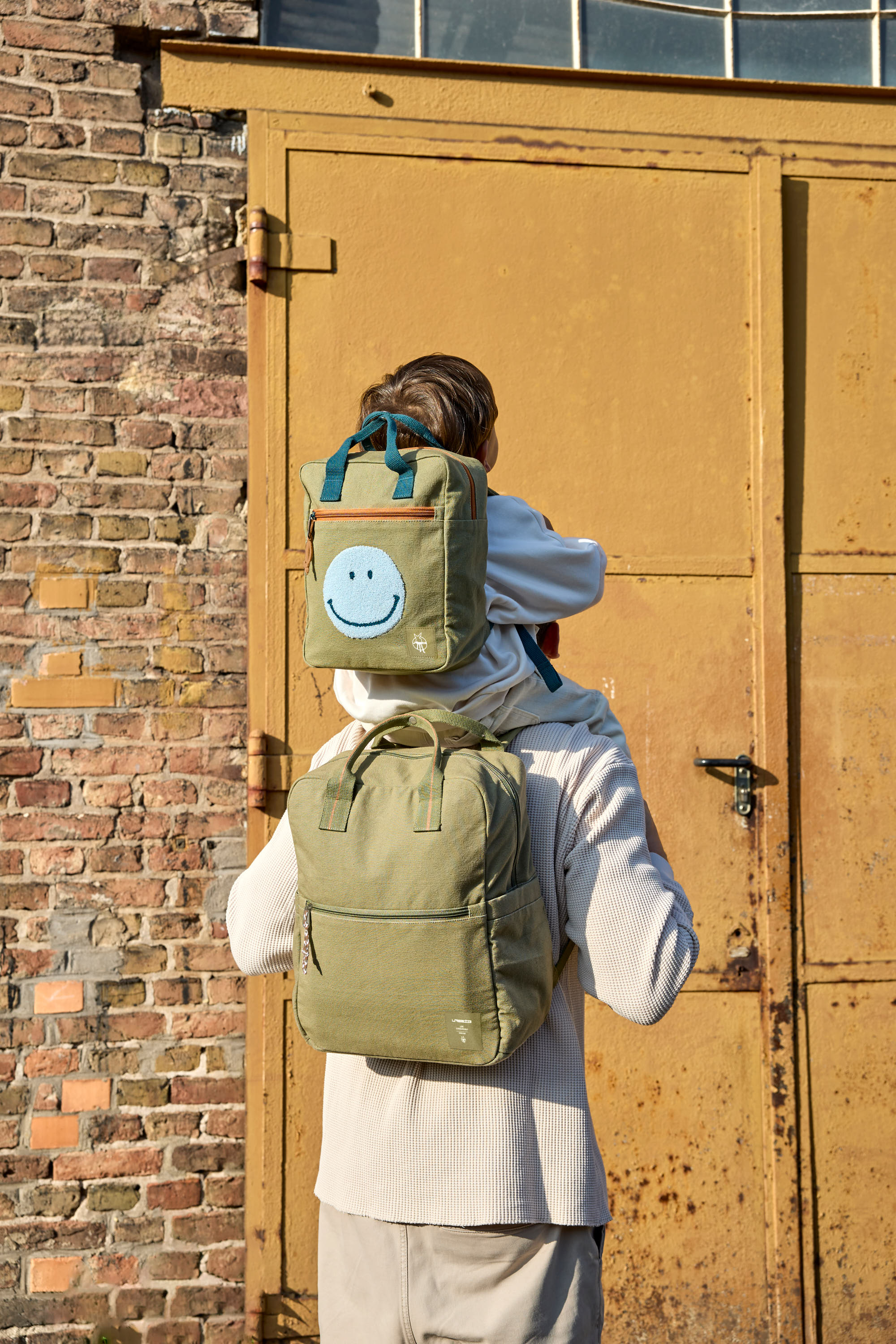 Wickelrucksack Square Little One & Me - Big, Oliv