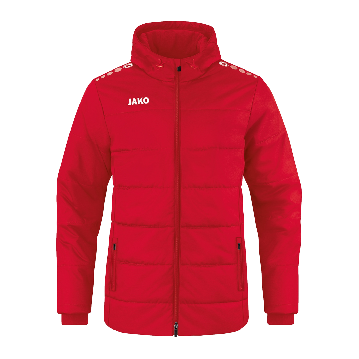 JAKO Team Coach Kapuzenjacke Kids Rot F100