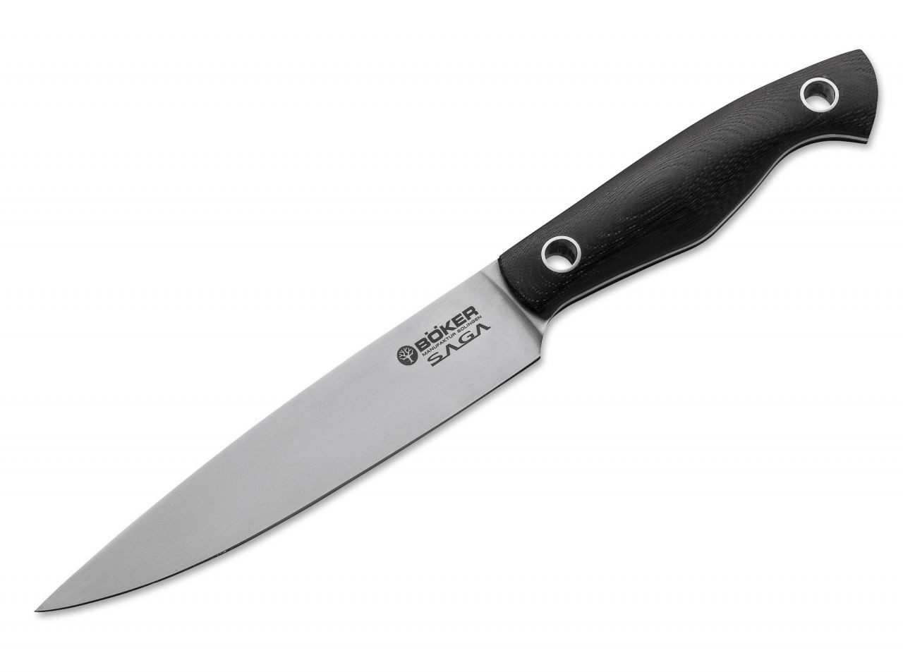 Saga Allzweckmesser G10 Satin