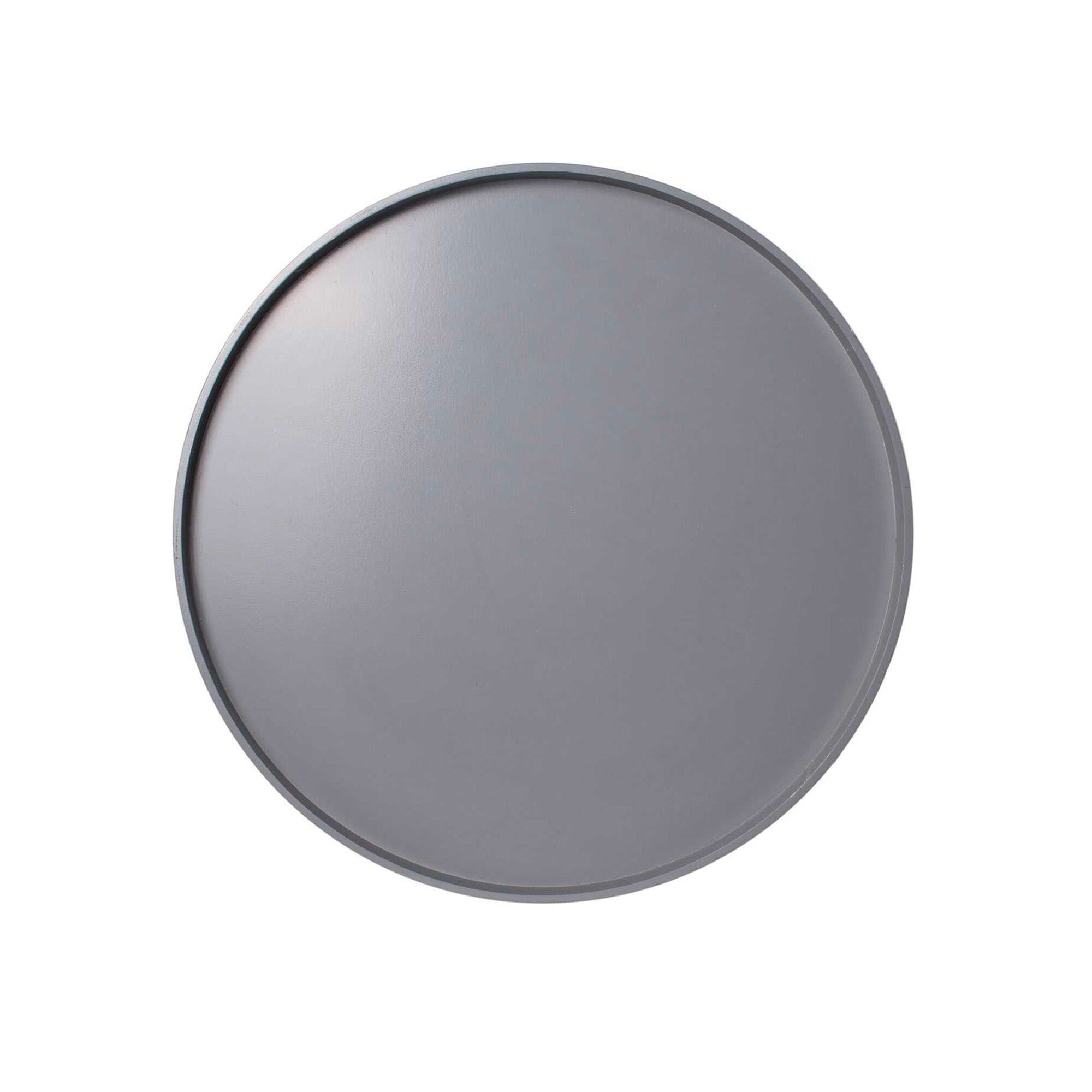 Table d’appoint bicolore avec plateau gris clair