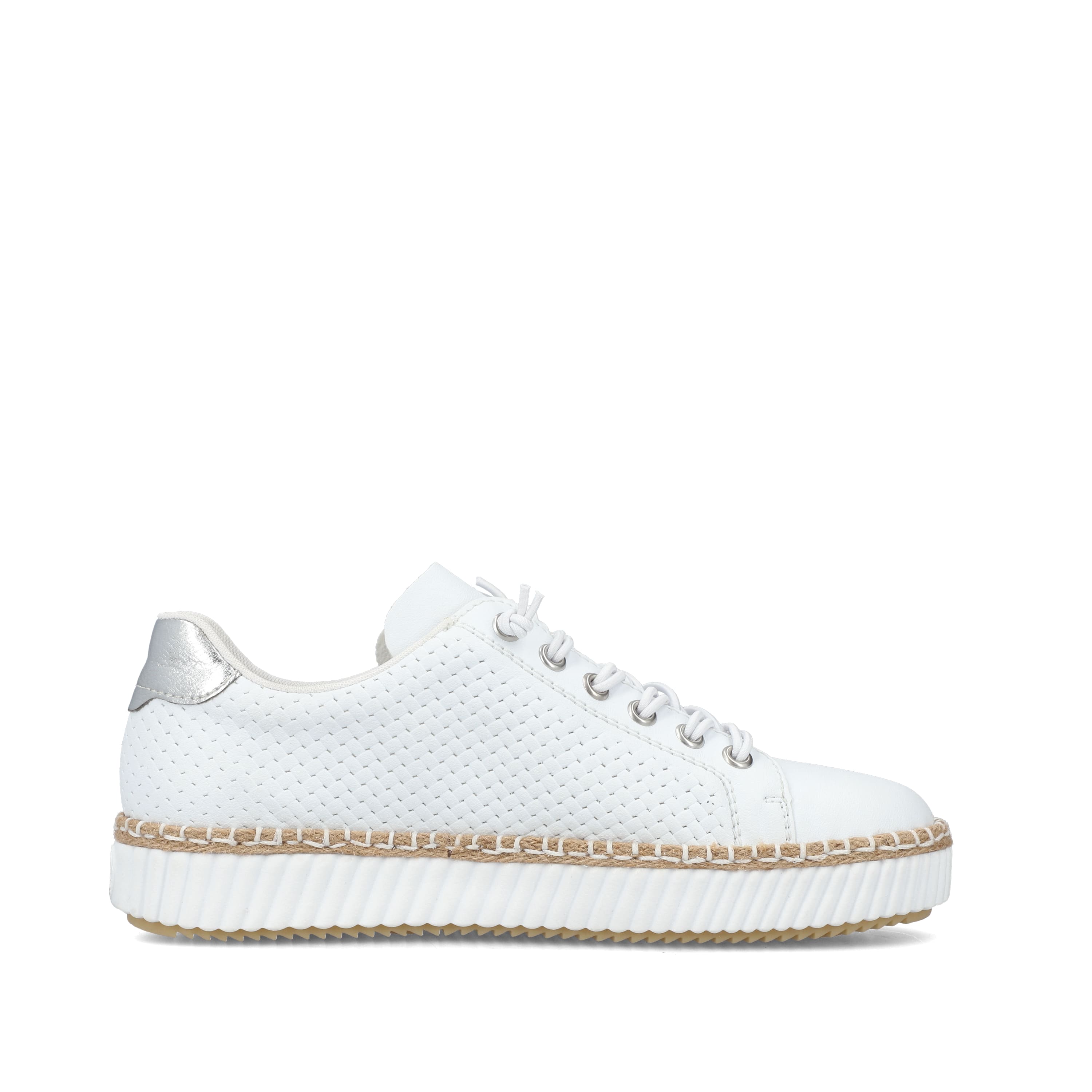 Rieker Damen Slipper schneeweiss