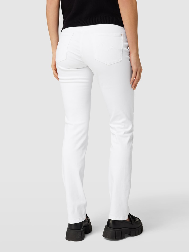 Straight Fit Jeans Modell 'PARLA' in weiß