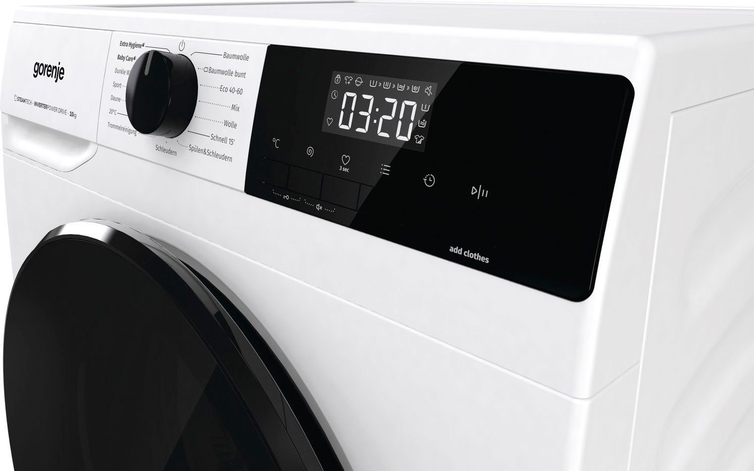 GORENJE Waschmaschine WNHAI 14 APS/DE, 10 kg, 1400 U/min, AquaStop