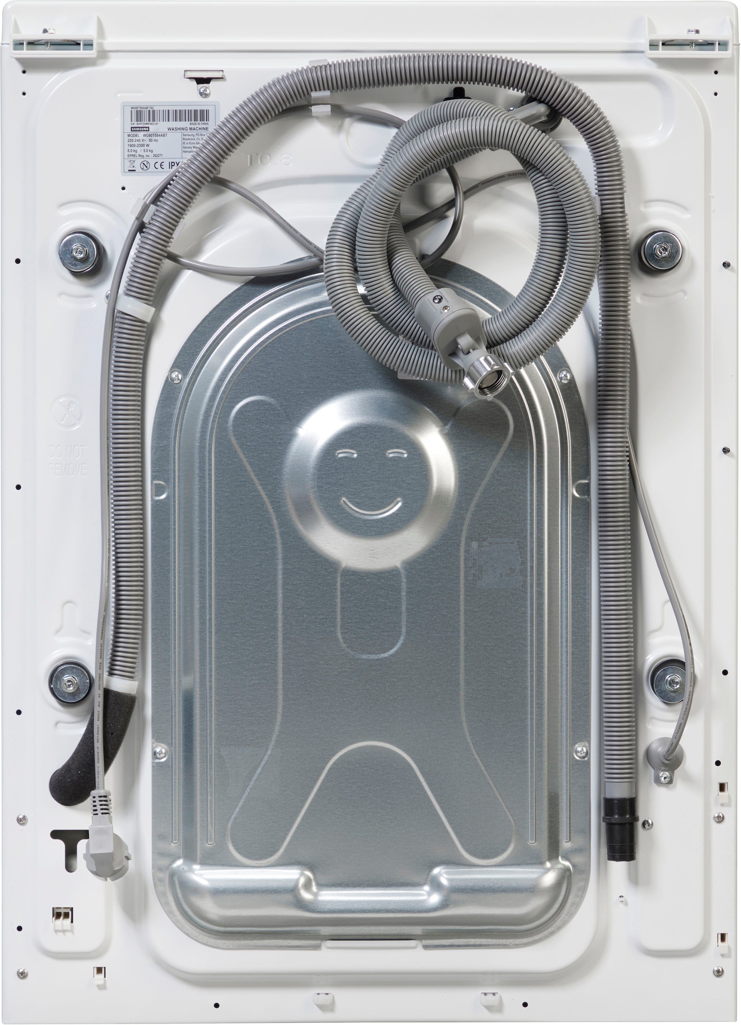 Samsung Waschtrockner WD80T554ABT, 8 kg, 5 kg, 1400 U/min, AddWash