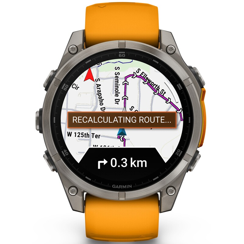 GARMIN Armbanduhr Fenix 8 Sapphire &ndash; AMOLED 47 mm