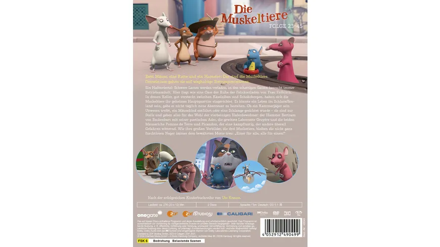 Die Muskeltiere Folge 23-45  [2 DVDs]