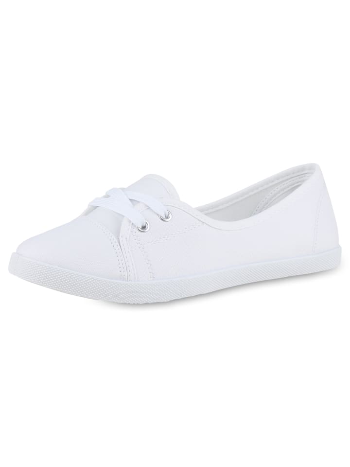 VAN HILL Sportliche Ballerinas Allison in Weiss günstig kaufen