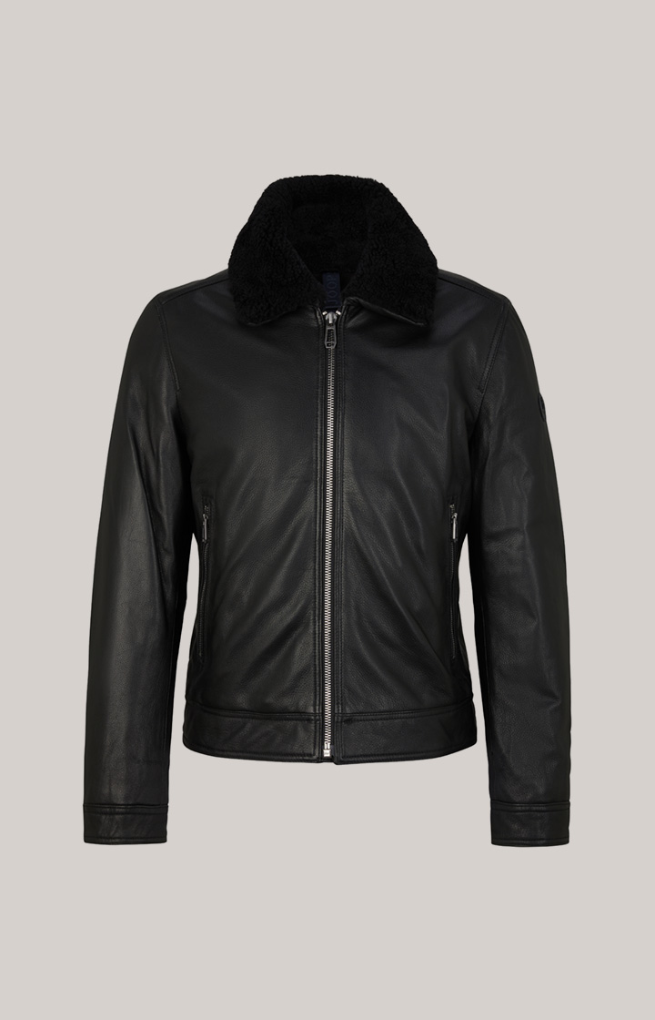 Lederjacke Mech in Schwarz