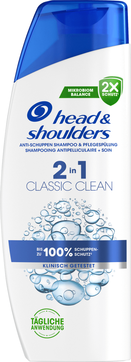 Shampoo Anti-Schuppen 2in1 Classic Clean, 250 ml