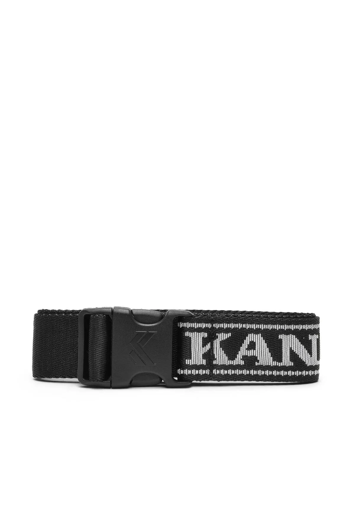 KARL KANI  Accessoires KKMACCQ22004BLK College Click Gürtel schwarz/weiß