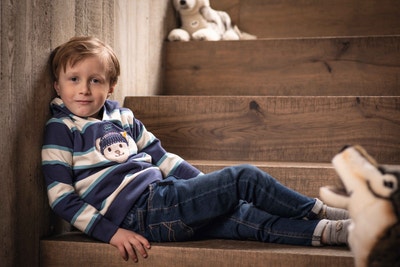 Sweatshirt, dunkelblau für Jungs