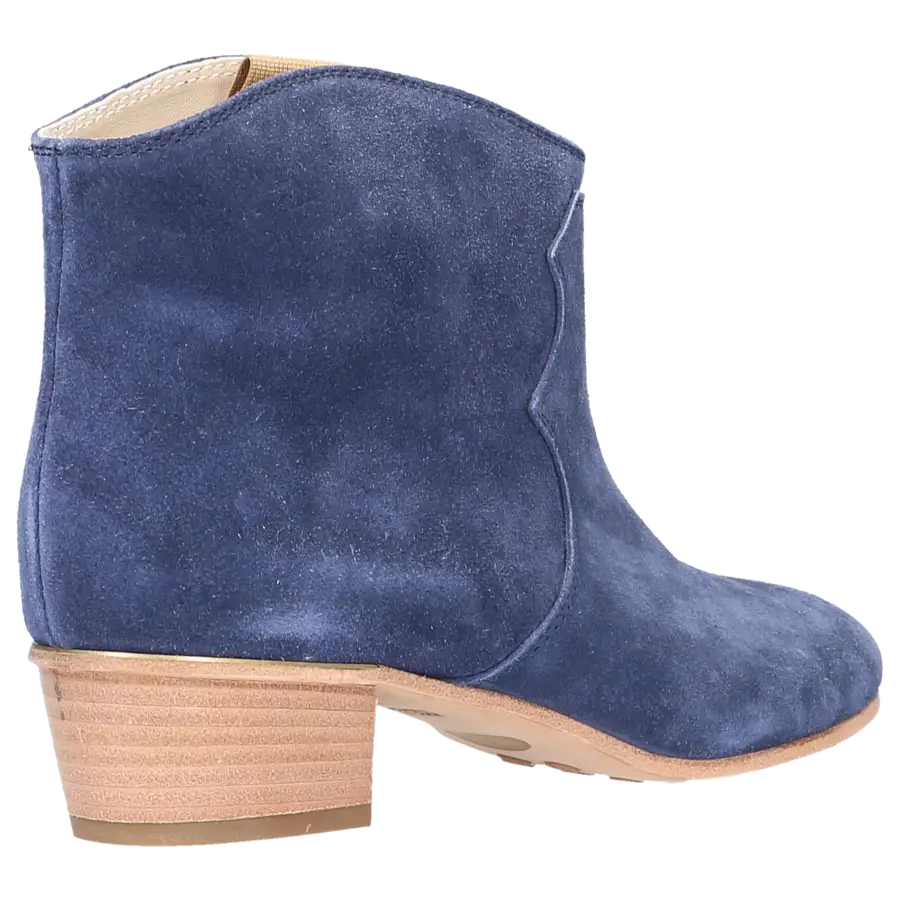 AGL Attilio Giusti Leombruni - Stiefeletten D103534 Veloursleder - blau