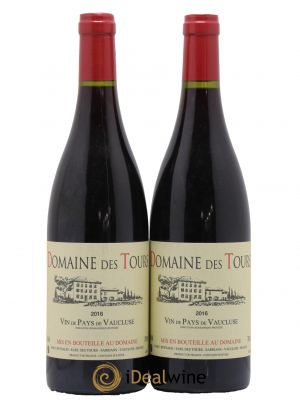 IGP Vaucluse (Vin de Pays de Vaucluse) Domaine des Tours Emmanuel Reynaud  2016 - Lot de 2 Bouteilles