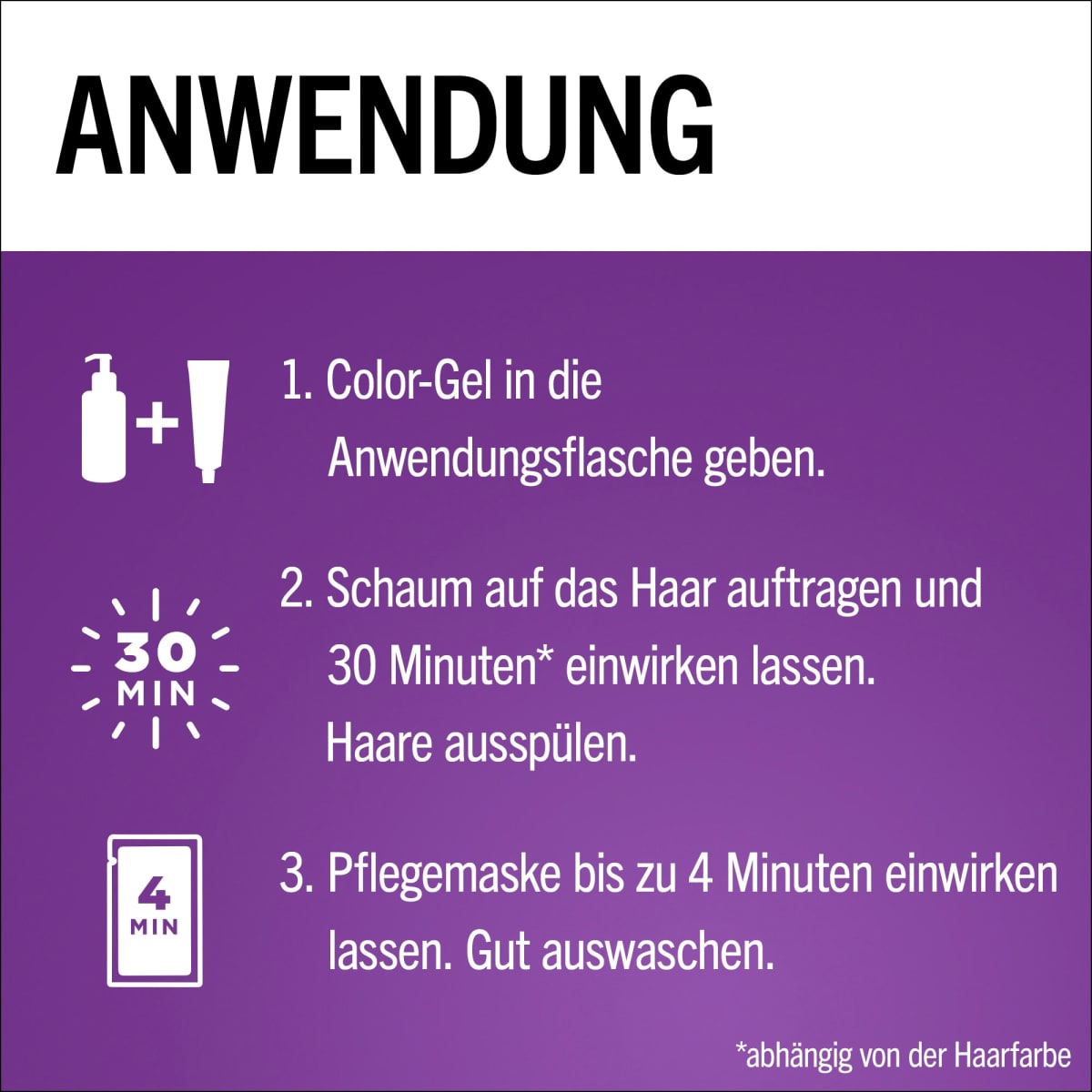 Haarfarbe Schaum 668 Haselnuss, 1 St