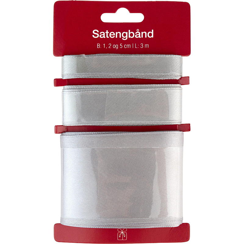 Giform Satengbånd 1/2/3 cm l: 3 m
