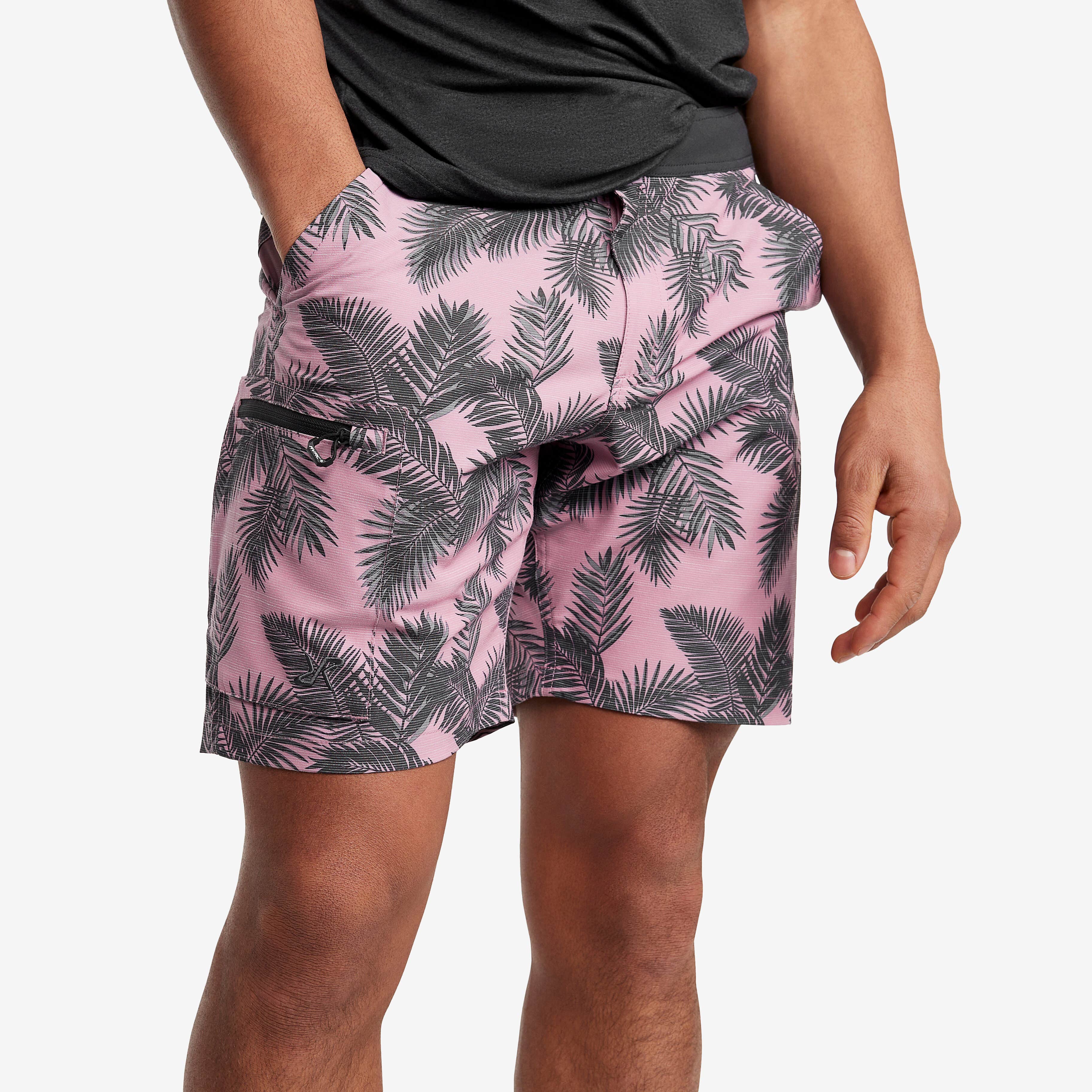Boarderline Shorts Homme Mauve Palm