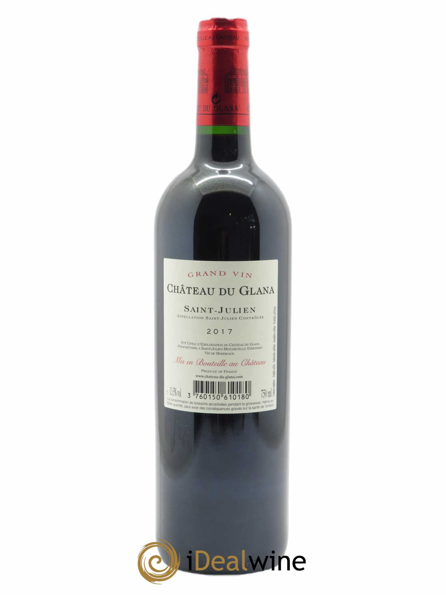 Château du Glana Cru Bourgeois  2017 - Lot de 1 Bouteille