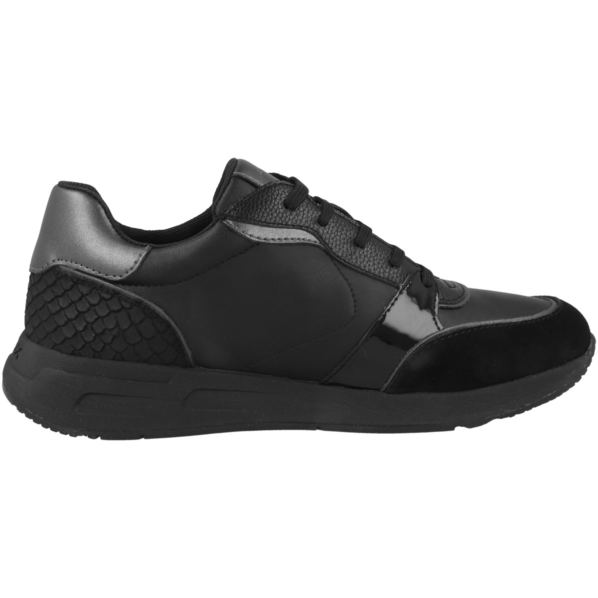 Geox D Bulmya A Sneaker Low schwarz