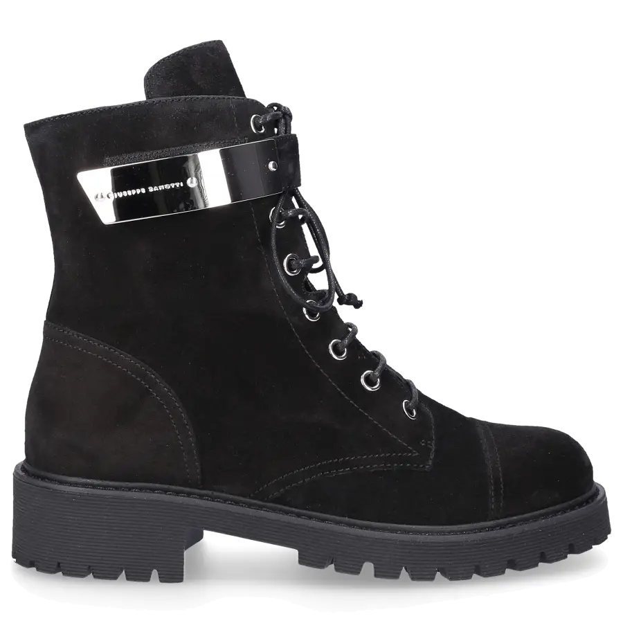 Giuseppe Zanotti - Stiefeletten THORA Veloursleder - schwarz