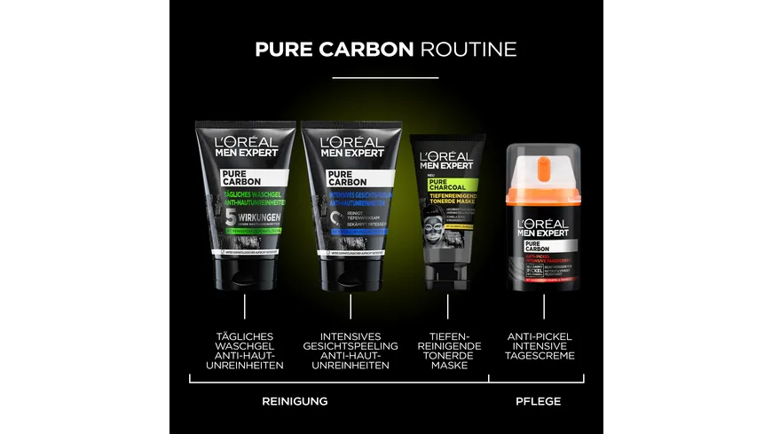 L'Oréal Men Expert SkinCare Pure Charcoal Daily Face Wash 100 ml