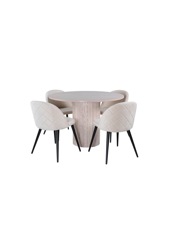 ebuy24 Essgruppe Bianca 38 (5-teilig) Beige 110 x 110 cm günstig kaufen onesize