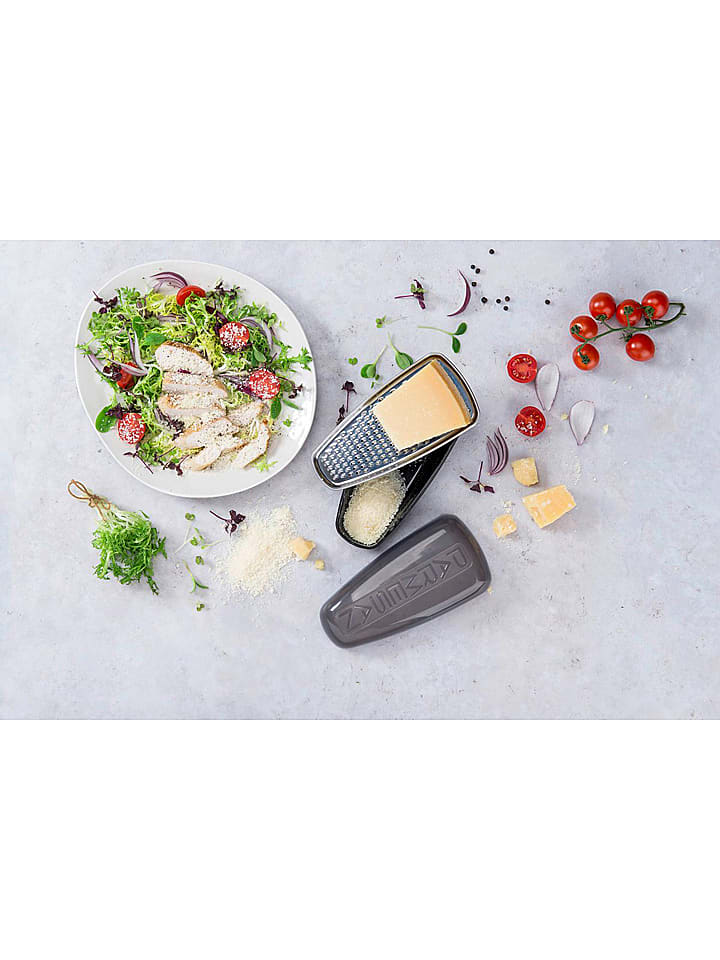 Fackelmann Edelstahl-Parmesanreibe - (B)19 x (H)7 x (T)9,5 cm günstig kaufen onesize